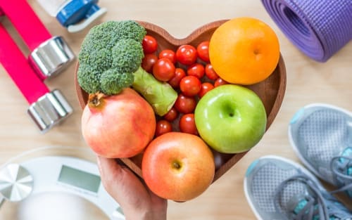 Hearth Plate With Nutritional Food - Trade Winds Dental