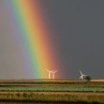 rainbow windmills