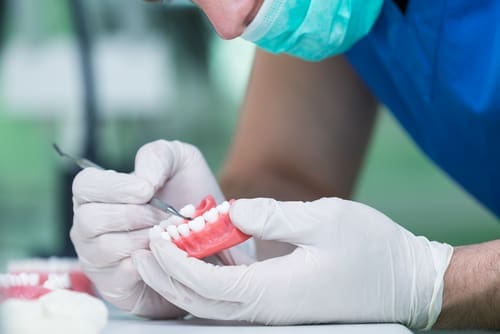 Dentist Creating Denture - Trade Winds Dental