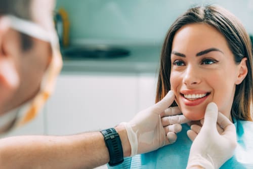 Woman At The Dentist - Trade Winds Dental